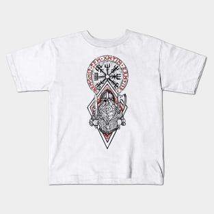 Odin Viking warrior Kids T-Shirt